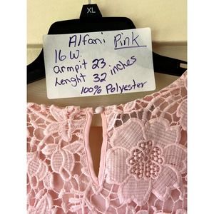 Alfani pink top 16W